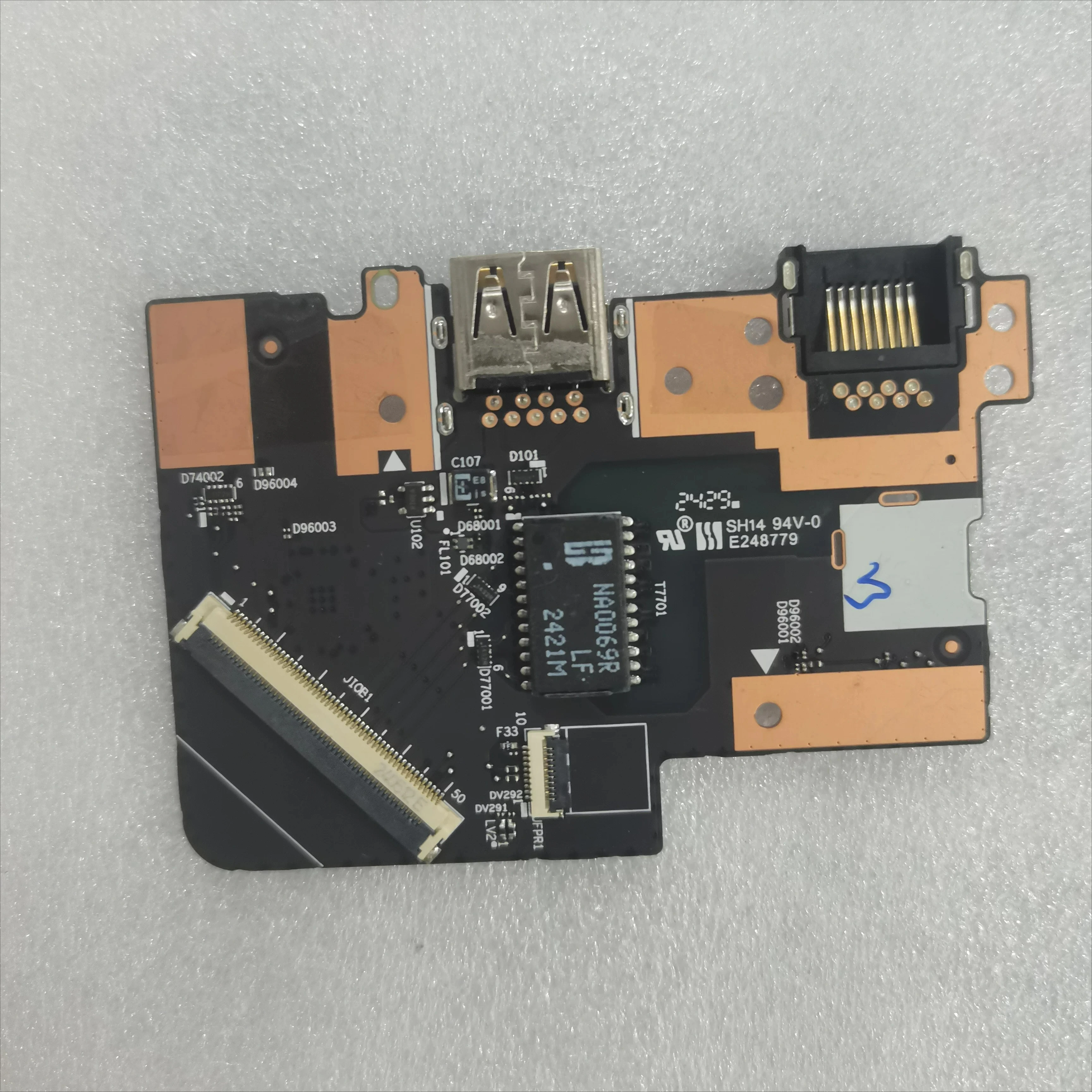 Switch Board for Lenovo ThinkPad T16 P16s Gen4 USB LAN Sub Board 5C51R91738