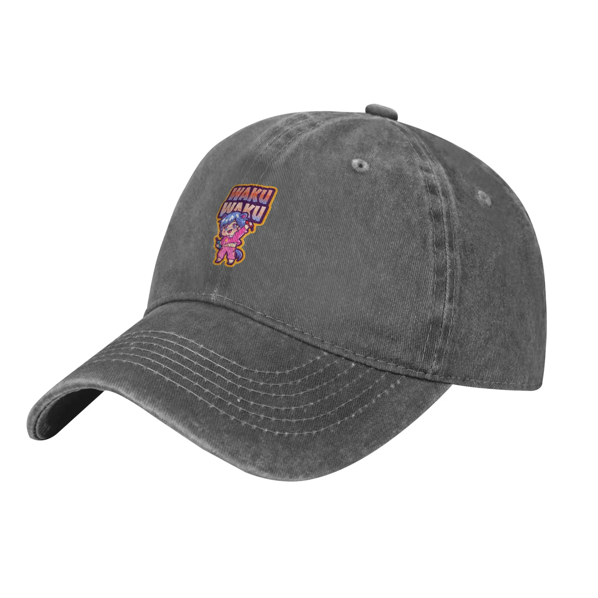 Fashion Waku Waku Gaming Design baseball cap  Collegiate Style Golf Cap