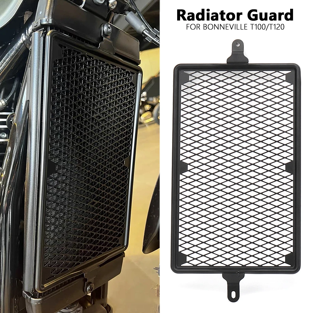 

New Motorcycle Accessories For Bonneville T100 T120 Thruxton RS Street TWIN Speed Twin Radiator Guard Protector Grille Cover