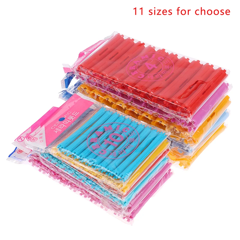 ヘートレスヘアケアローラー、ヘアカーラーローラー、グリップスタイリング、家庭用、ヘアスタイリングローラー、DIY、1セット、1-2.2cm