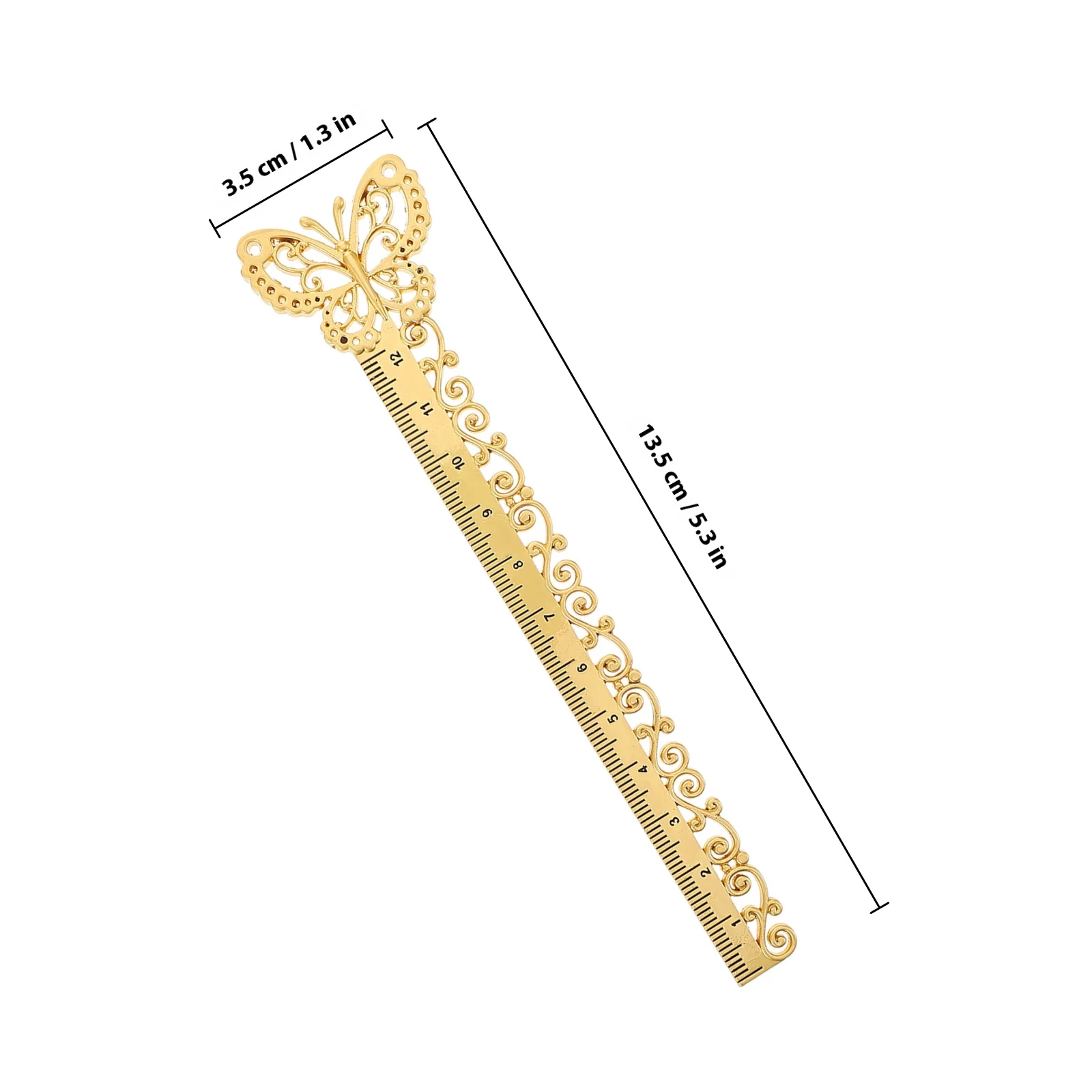 سبيكة المرجعية حاكم صنعة بديعة التصميم الإبداعي متعدد الوظائف استخدام الطلاب القرطاسية قراءة الحكام كتاب عاشق #3