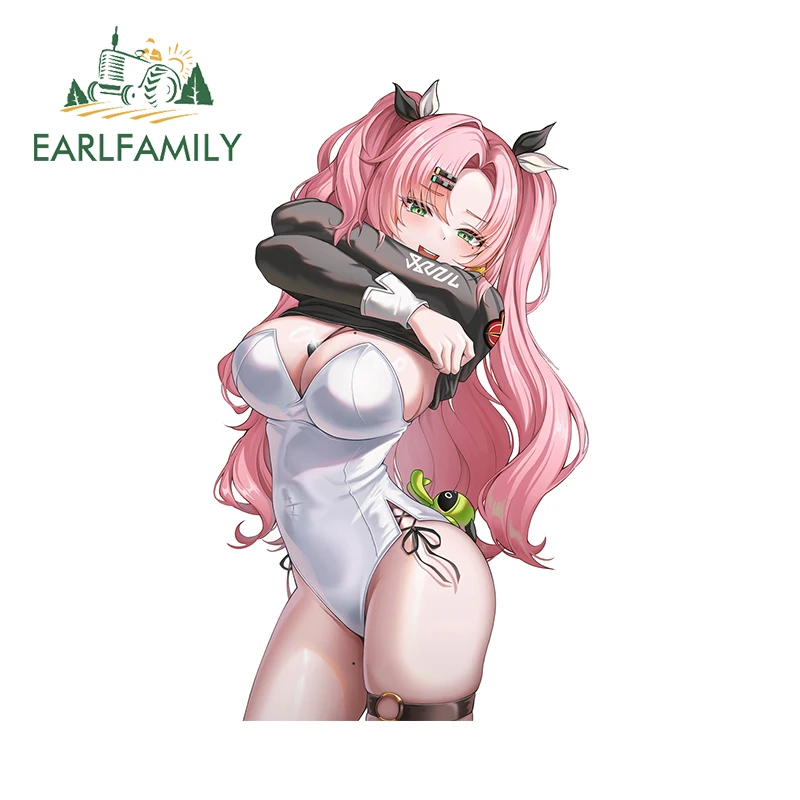 EARLFAMILY 13cm X 9.2cm untuk Zenless Zone Zero Nicole Demara seksi tempel stiker mobil kepribadian stiker sederhana Styling mobil