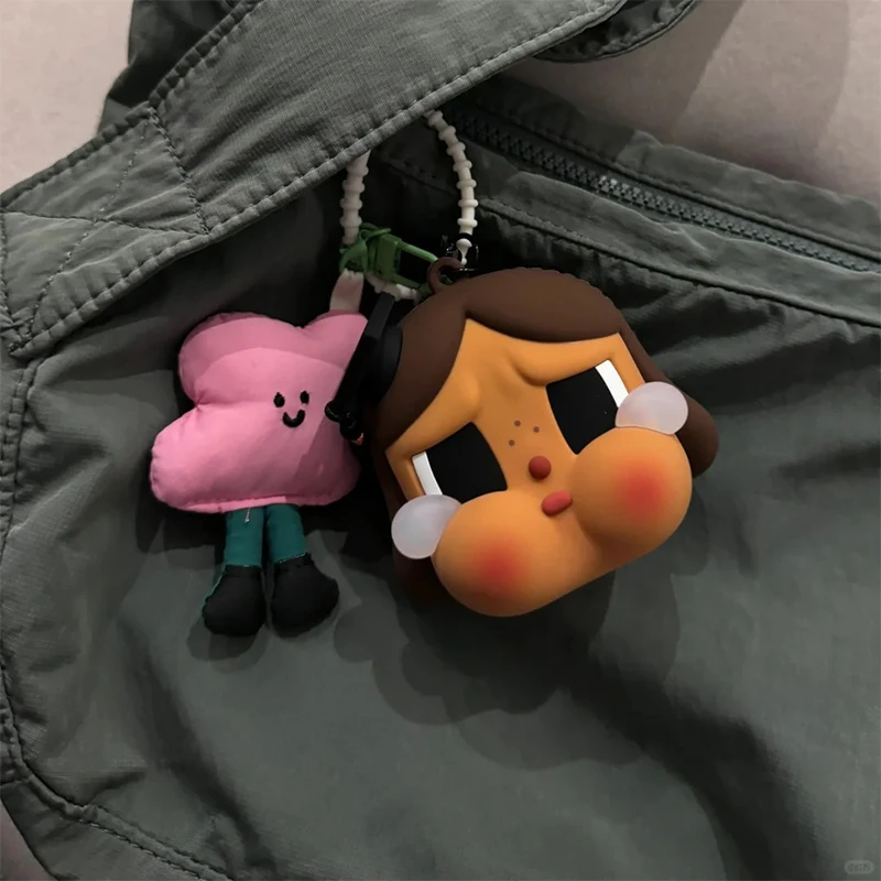 New Genuine Crybaby Sunset Concert Earphone Bag Sunset Song Club Series Fashion Cartoon Headphone Bag Girl Figure Doll Toys Gift