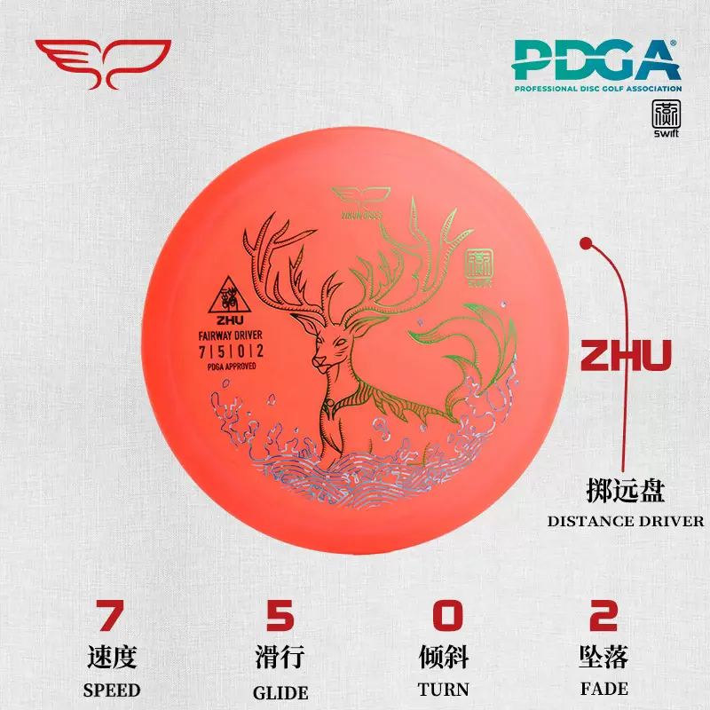 Yikun Throwing Far Plate Yan Series Fu Zhu ZHU Professional  Golf Scoring Competition