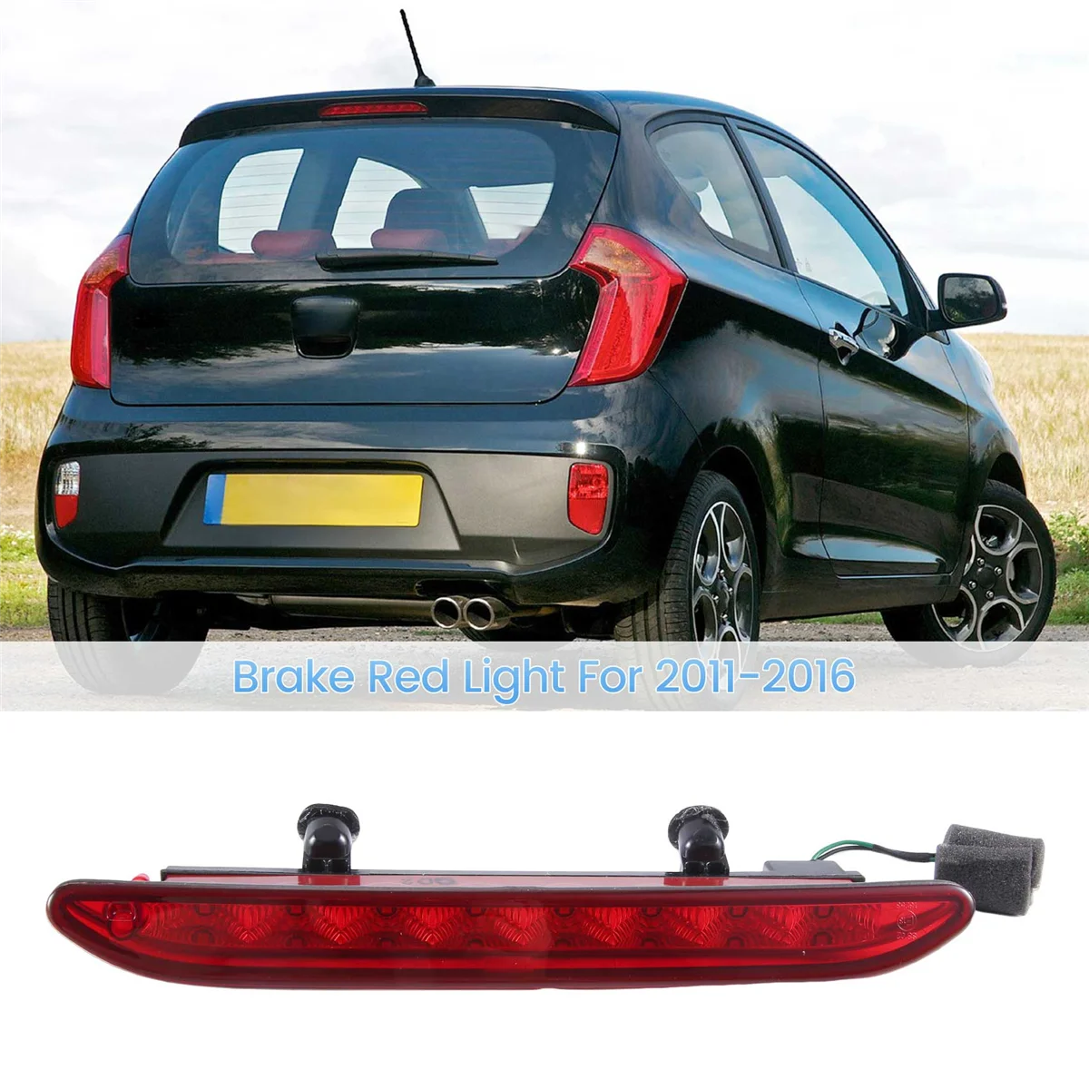 Stablize 927001Y300 Car LED 3Rd Brake Red Light Assembly for Kia Picanto 2011-2016 92700-1Y300