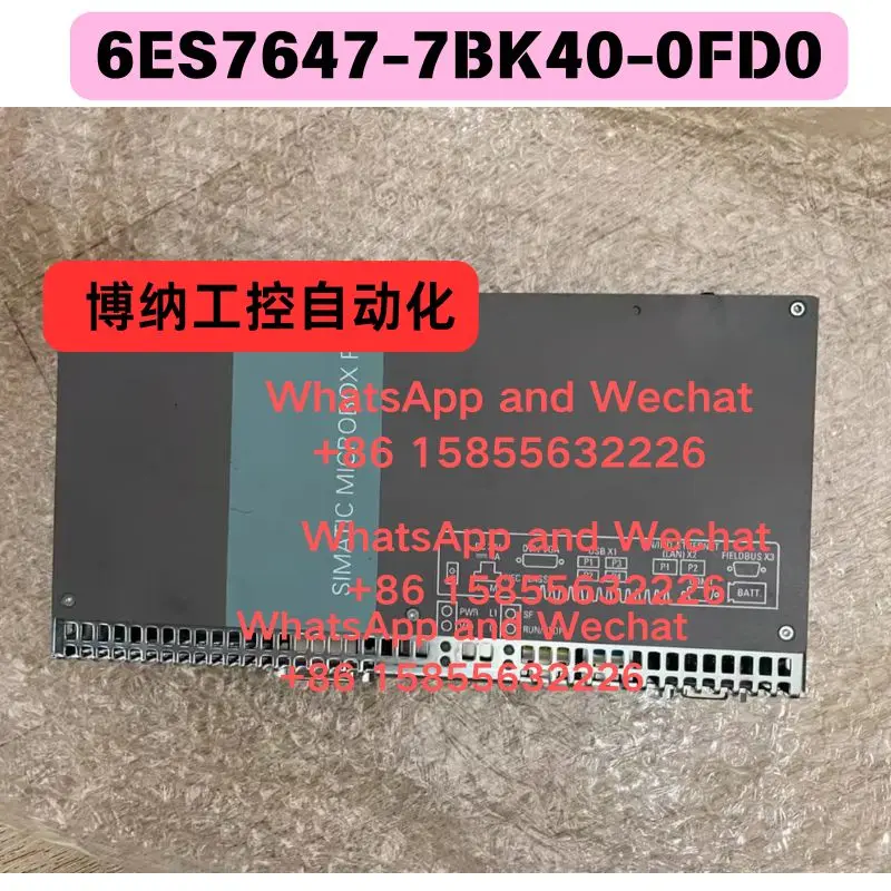 

Used 6ES7647-7BK40-0FD0 IPC Functional test OK Quick delivery
