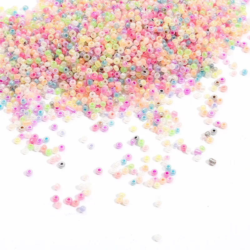 1000/500/250cs 2/3mm Mini Czech Glass Loose Beads Jewelry Making DIY for Necklace Bracelet