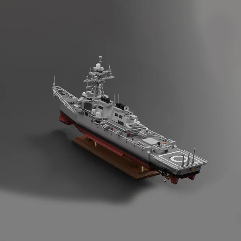 2808 pçs moc arleigh burke classe destroyer criador modelo blocos de brinquedo arquitetura diy presentes natal ideia tijolo aniversário