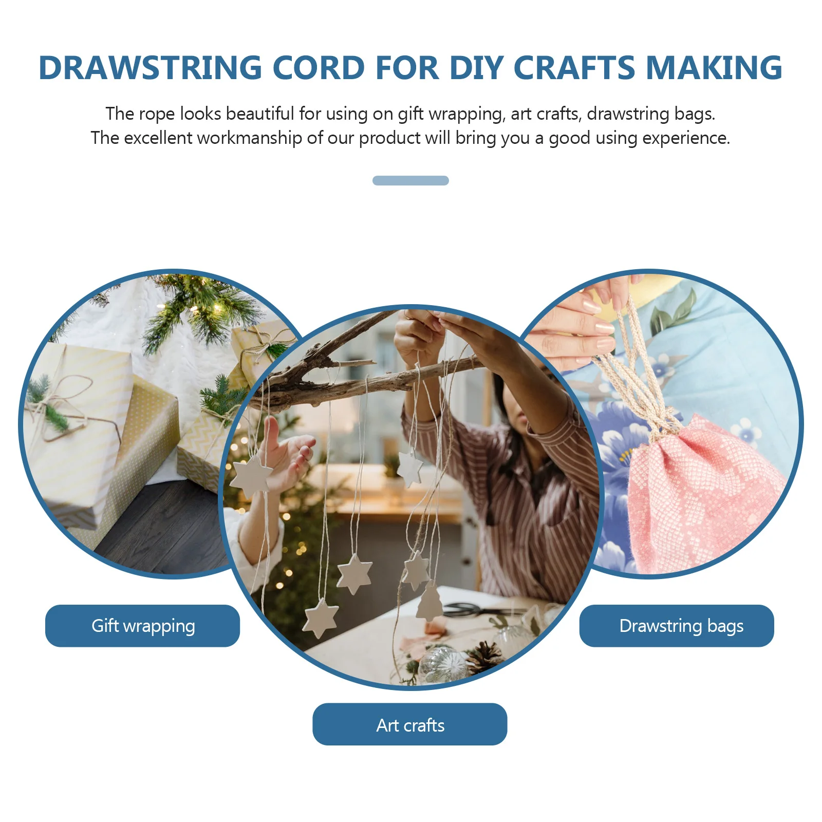 

Bracelet Tie Rope Simple Cord Colored DIY Replacement Tied Gift Wrap Belt Packing Drawstring Bag Twine