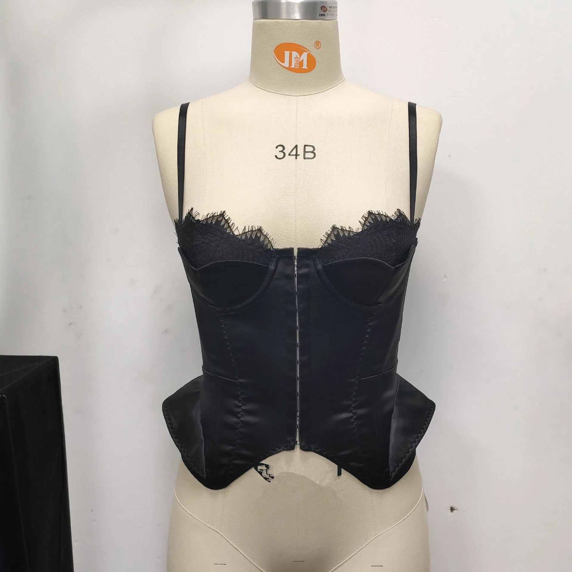 Irregular Hem Corset Crop Tops Women Elegant Lace Up Sleeveless Halter Sexy Bustier Camisole Streetwear Vest Slim Short Tank Top