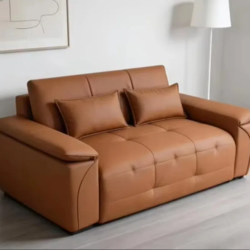 Luxury Modern Italian Design Leather Sectional Sofa 366cm Length Home Furniture Couches Full Leather Stylish Sofas