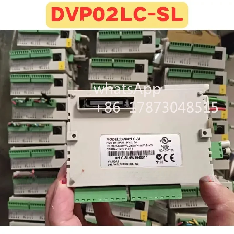 Used PLC DVP02LC-SL DVP02LC SL Normal Function Tested OK
