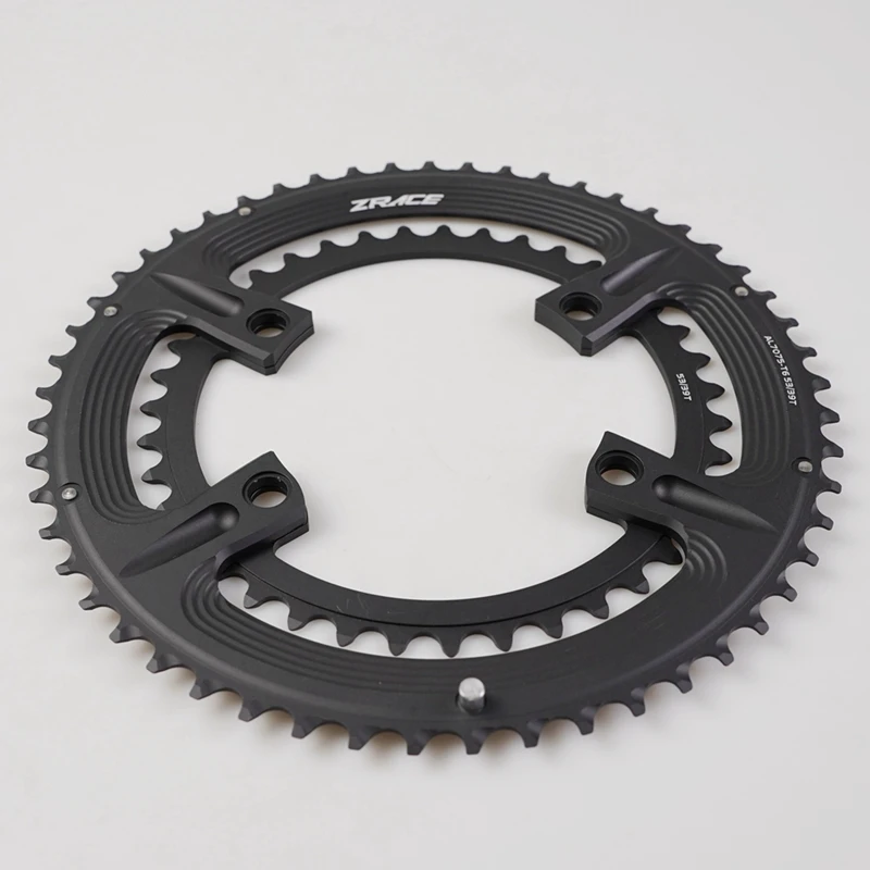 ZRACE 105 FC-R7000 / ULTEGRA FC-R8000 / DURA-ACE FC-R9100 Asymmetric Road Chainring, 50-34T 52-36T 53-39T, 110BCD BCD110 4-Bolts