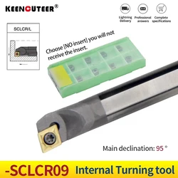 Tungsten steel cutter bar C12M-SCKCR09 C16Q-SCLCR09 C32T-SCLCR09 Internal hole Turning Tool CCMT carbide blade lathe tool set