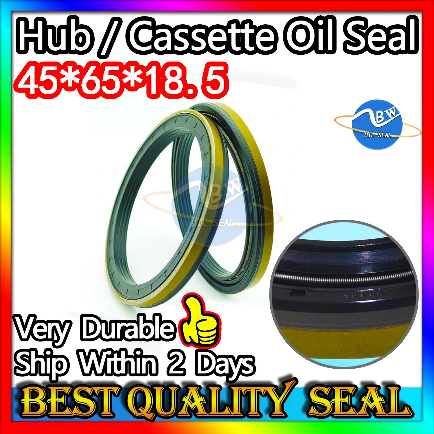 Hub Oil Seal 45*65*18.5 For Tractor Cat Shaft Cassette Sealing Combined 45X65X18.5 12001894B 12018030B 12012377B 12011969B