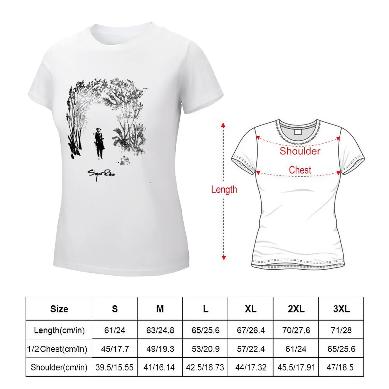 Sigur Ros T-shirt tees plus size tops clothes for Women