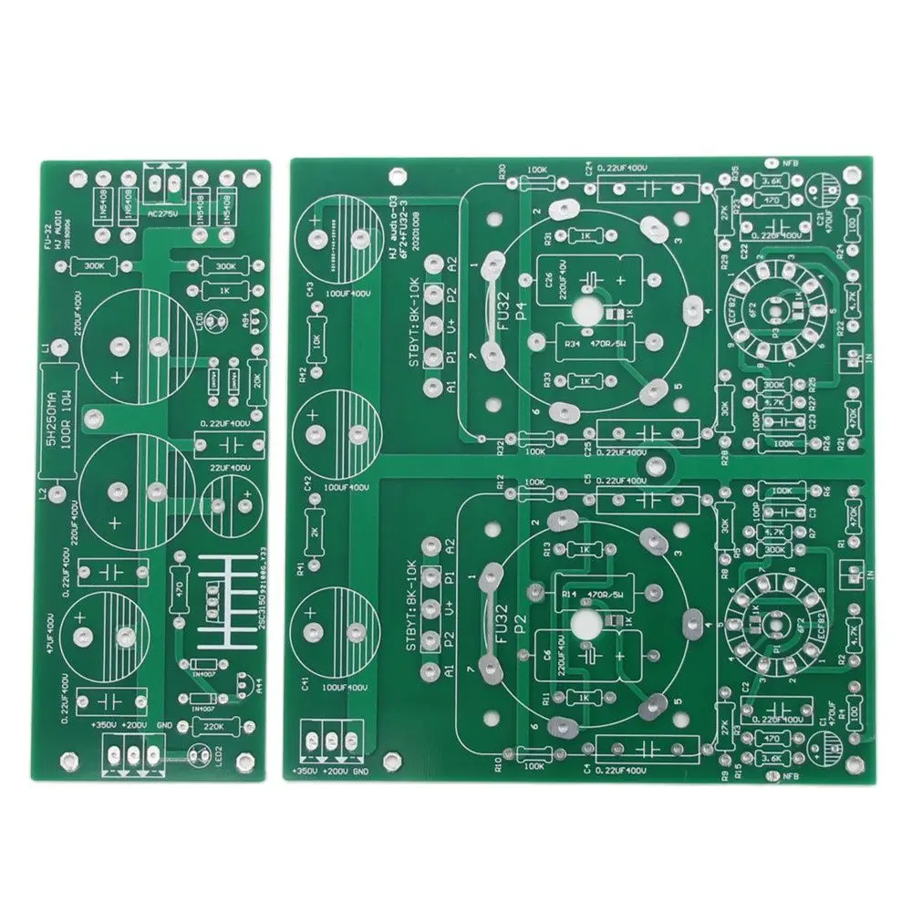 Neuer ST-FU32PP FU32+ECF82 Röhren-Push-Pull-Soundverstärker DIY 2*10W HiFi Stereo Heim-Audio-Verstärker PCB