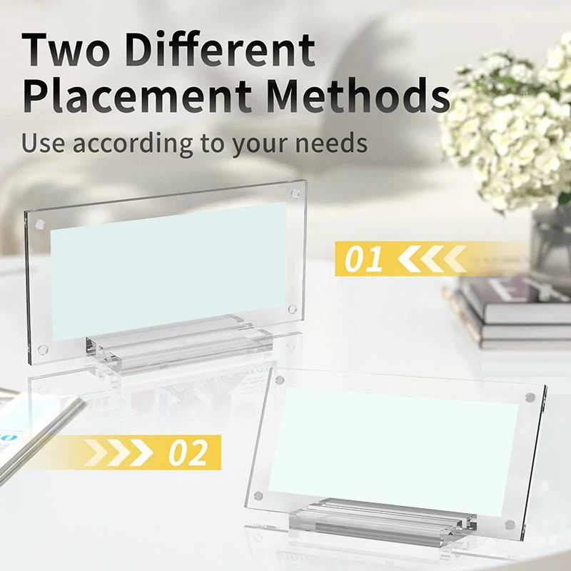 

Desktop Banknote Display Frame Transparent Paper Currency Collection Stand For Collectors Ticket Protector Decor