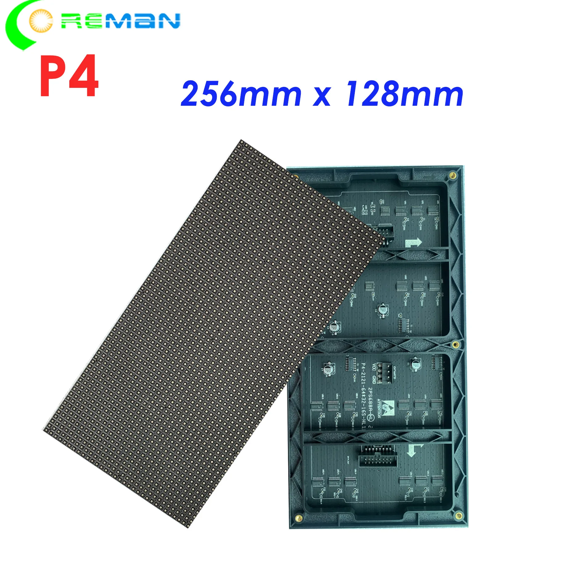 

Hot product indoor full color led matrix module p4 ph4 32x64 128x256mm Hub75 led module