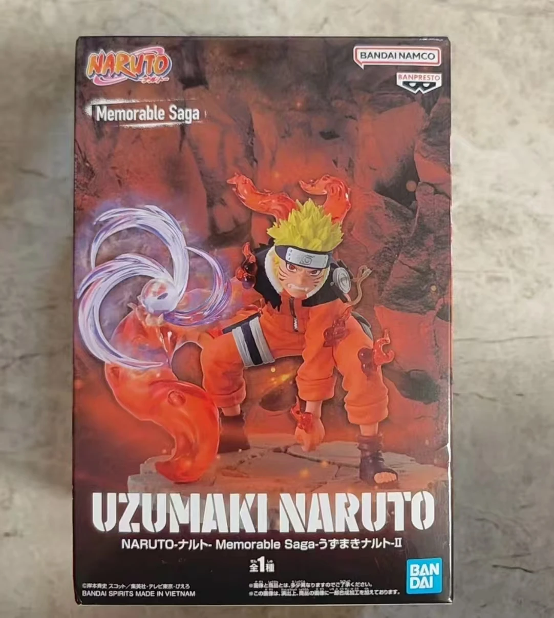 En Stock, Figura de Acción Original de Bandai Banpresto, Naruto Memorable Saga, Uzumaki Naruto, PVC, Figuras de Anime, Modelo en Caja, Juguetes, Regalos