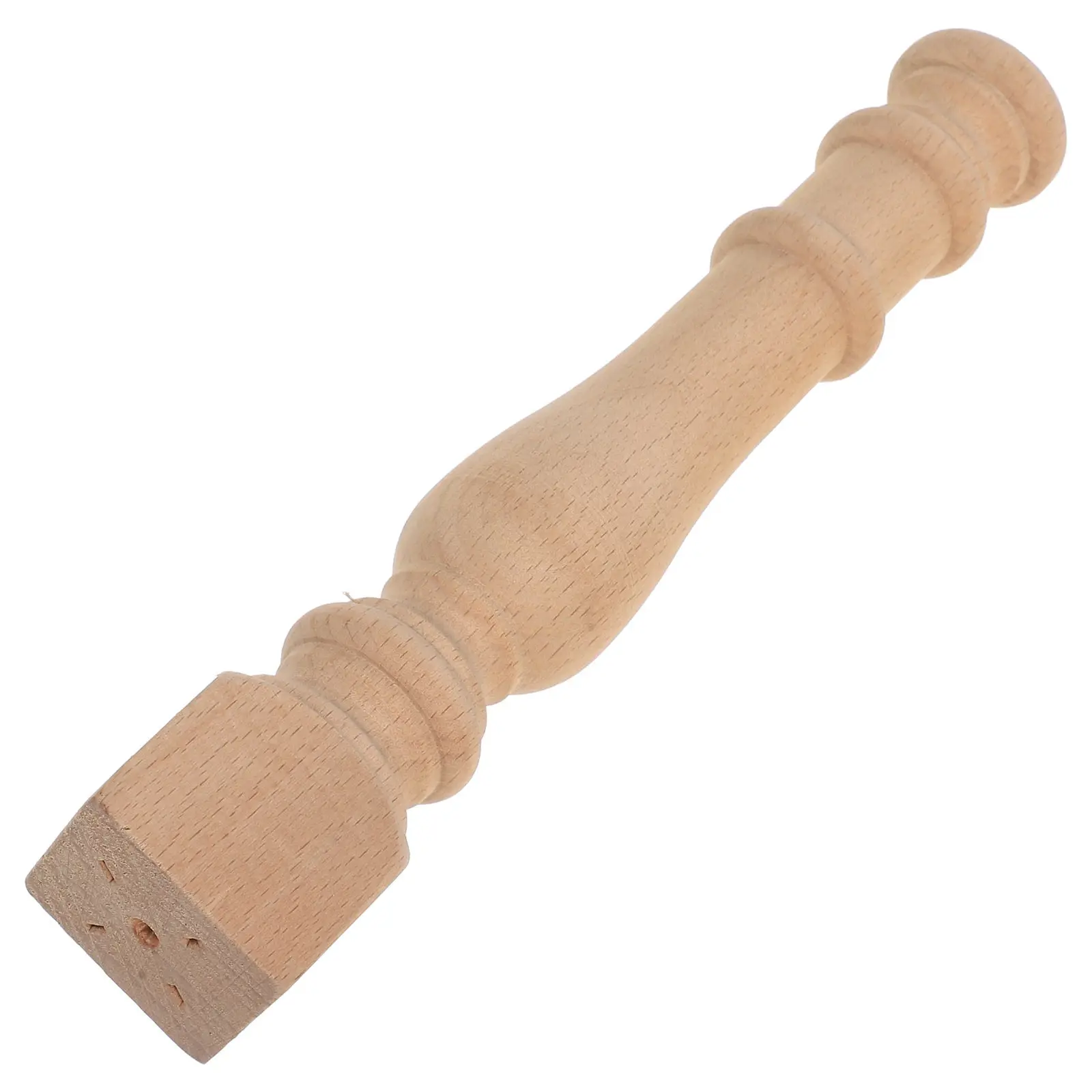 Solid Wood Spindles Wine Column Head Accessories Storage Decorative Railings Safety Unpainted Craft Spindles