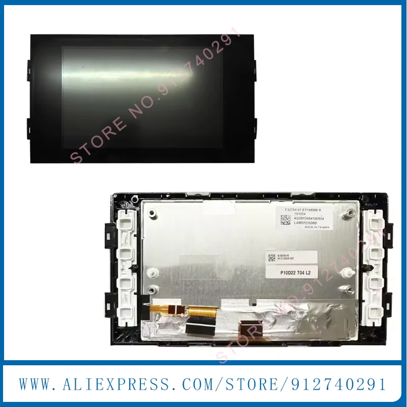 

7 Inch LCD Display LAM0703608B GCX156AKS-E LCD With Touch Screen For Peu geot 308 408 C4 C3 T9 15-17 Car Navigation