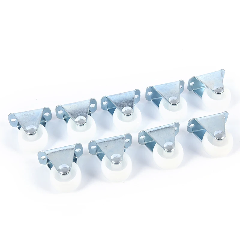 Handiness e Absorção de Choque Rodízios Universal, Roda de Móveis, Nylon PP Branco, One Way, 1 ", 1Pc