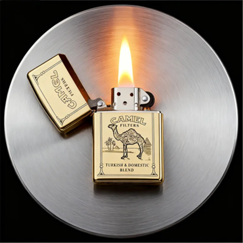 Zoro Lighter Retro Windproof Creative Personalized Men's Lighter for Boyfriend's Birthday Gift Outdoor Portable Metal Lighter Pe