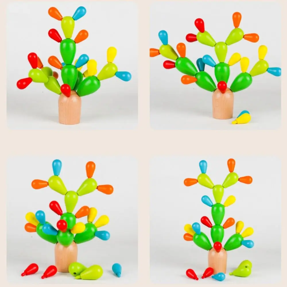 Juego erizo Cactus juguete Montessori material didáctico Cactus bebé entrenamiento de concentración agarre de aprendizaje juguete de educación temprana familia