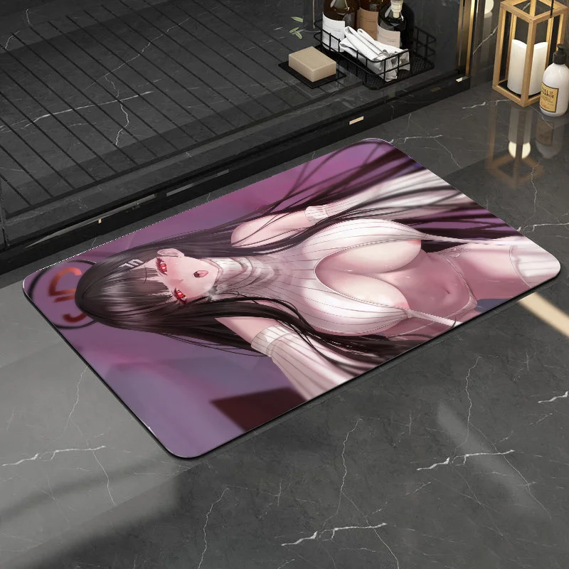 Things for the Home Accsessories Hentai Hallway Carpet Kitchen Floor Mat Room Front Door Mat Entrance Outdoor Choice Customized