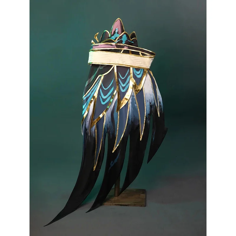 ROLECOS Game LOL الخط Xayah أزياء تنكرية LOL Xayah فستان على الطراز الصيني للهالوين ملابس نسائية مع عباءة جلد جديد