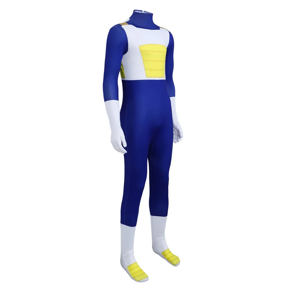 Adult  Anime Super Hero Fantasy Vegeta Cosplay Costume Men Jumpsuit Uniform Outfits Halloween Carnival Party Comic Con Suit New view 5