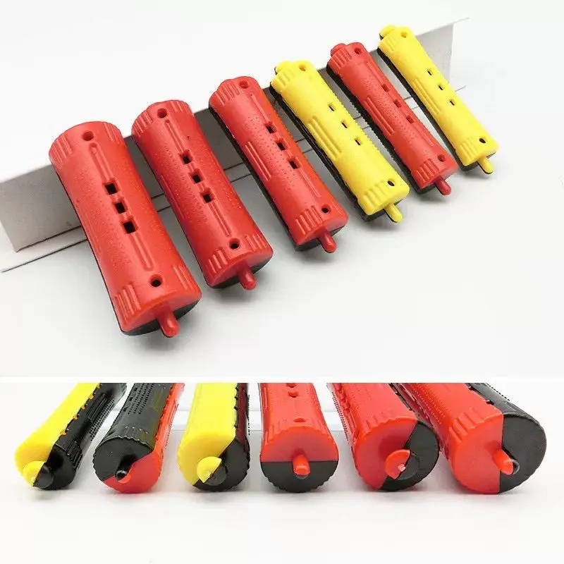 Salon Rubber Band Hair Rollers Set, DIY Styling Tools
