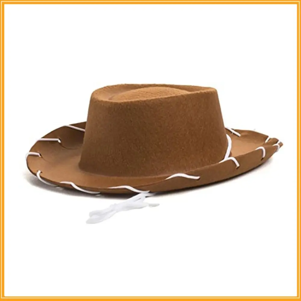 Lustiges Cowboy-Accessoire, Cowboyhut, verstellbarer Filz-Prinzessinnenhut, Requisite für Verkleidung, Cosplay-Kostüm, Cowgirl-Hut, Geburtstag – Detail 10