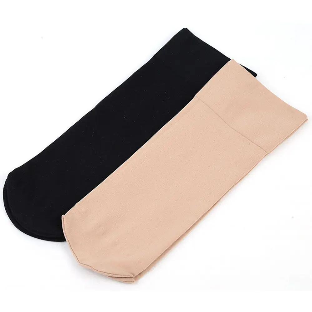 New 1/5 Pairs Wide Mouth Socks Warm Comfortable Nylon Ankle Socks Solid Color Business Sock Autumn