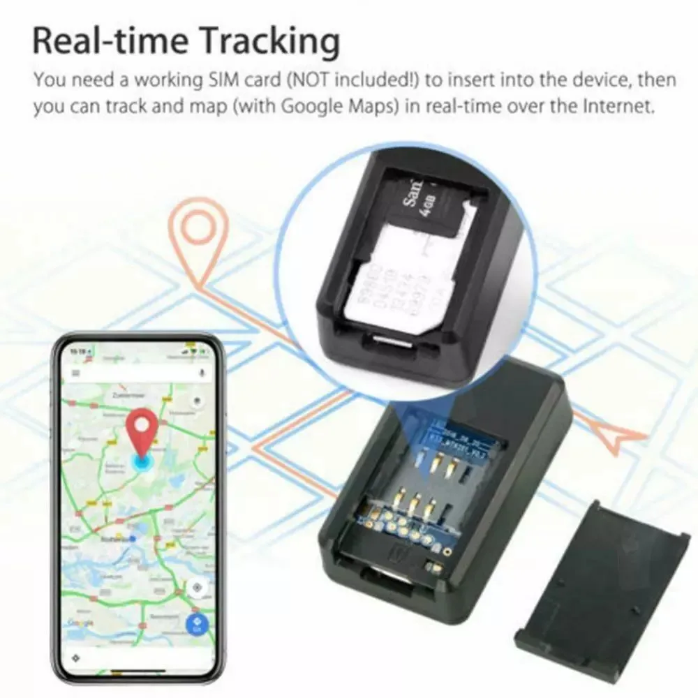 GPS ポジショナー GF-07 磁気カートラッカーミニリアルタイム追跡マグネット吸着ロケーター SIM 挿入メッセージペットアンチロスト
