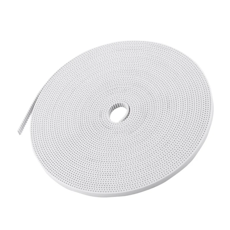 10M White Open Timing Belt Width 6mm PU With Steel Core 3D Printer Accessory