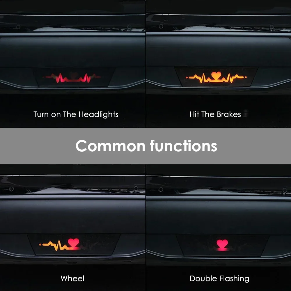 VJOY CAR أحدث تصميم حديث جميل المصد الخلفي الذيل ضوء مصباح إشارة الخلفي النهار تشغيل ضوء ل تسلا نموذج Y #3