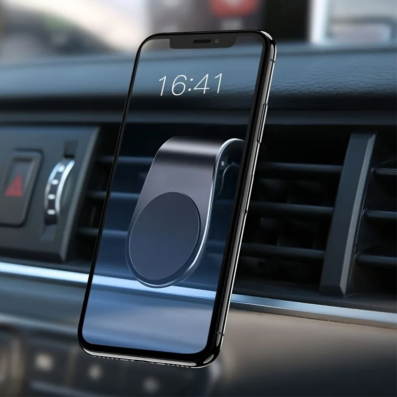 

Strong Magnetic L Shaped Car Phone Holder Air Vent Mount for GPS Universal Smartphone Stand for Truck SUV