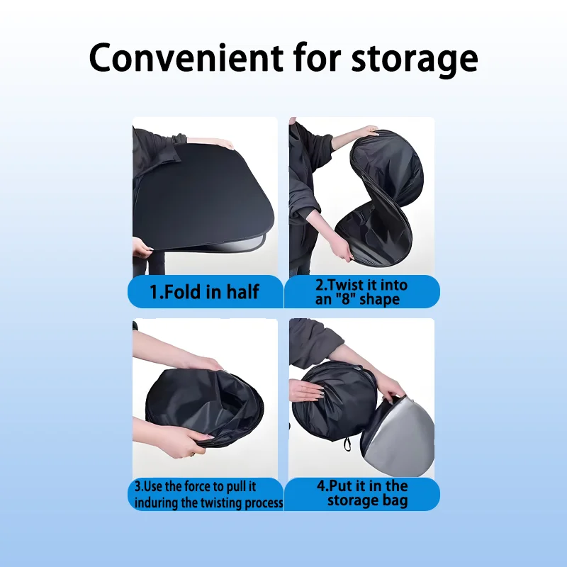 مظلة السيارة لـ BYD Seal EK 2022 2023 2024 2025 الزجاج الأمامي واقي من الشمس غطاء مضاد للأشعة فوق البنفسجية ملحقات الحماية #5