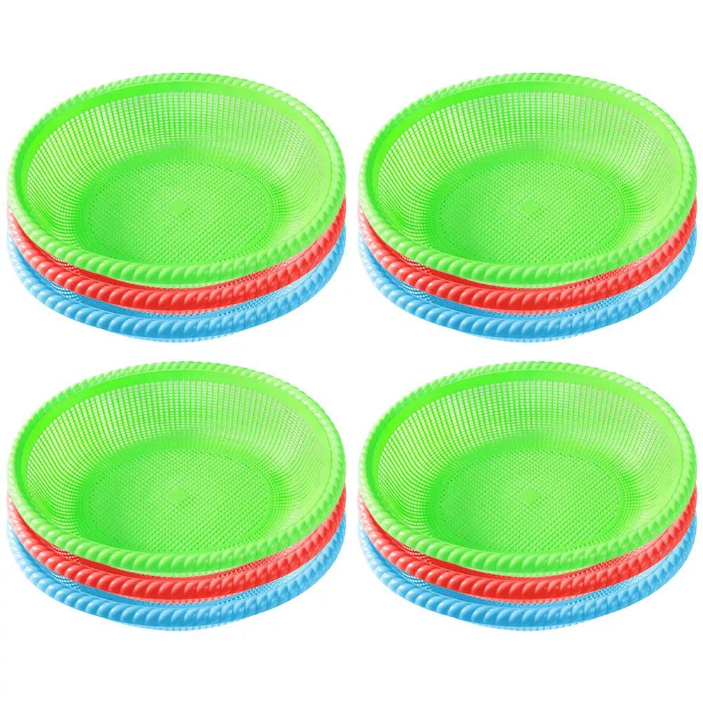 

Набор из 12 многофункциональных пластиковых корзин для жареных продуктов, фруктов, овощей и закусок для дома