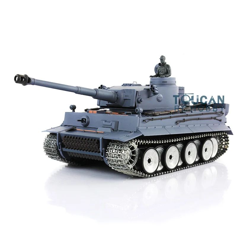 1/16 HENG LONG 7.0 Tiger I RC Tank 3818 W/ Barrel Recoil Metal Tracks Wheels IR Battle BB Airsoft Smoke Effect Cars Outdoor Toys