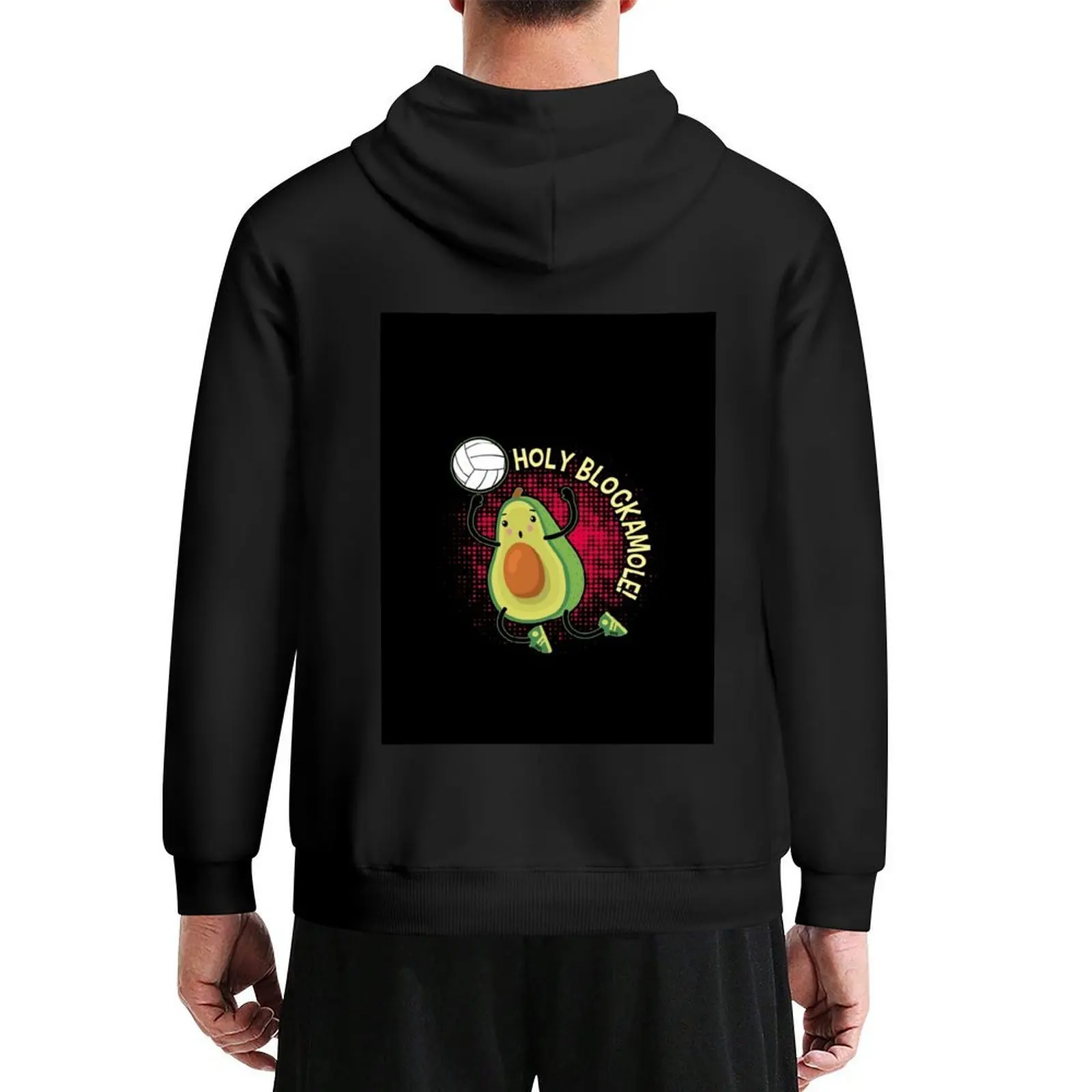 

Holy Blockamole Guacamole Volleyballr Player Hoodie autumn jacket men mens designer clothes men's coat autumn hoodie