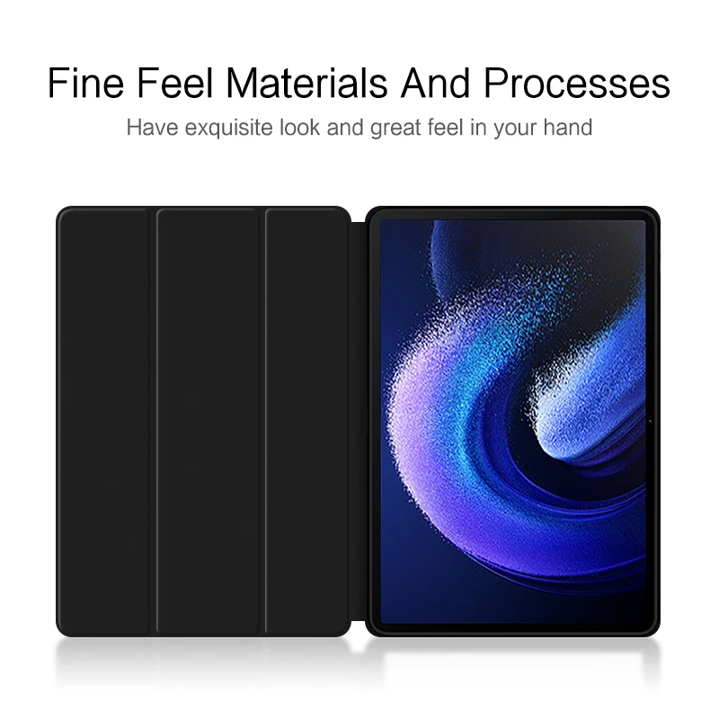 AJIUYU Case For XIAOMI Pad 6 Max 14 Inch 2023 Flip Stand TPU Soft Protective Sleeve Funda For Xiaomi MiPad 6 MAX 14 Tablet Cases