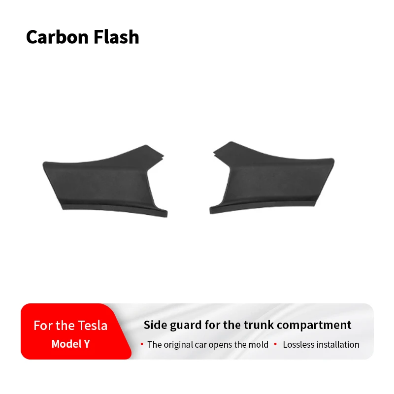 For Tesla Model Y – TPE Trunk Side Guard, Protects Cargo Area Side Panels from Scratches & Dirt