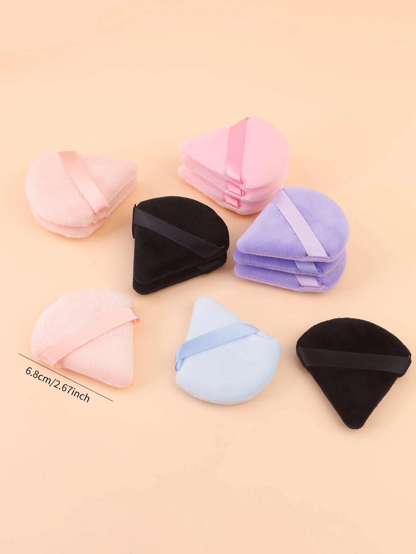 12pcs All-Purpose Makeup Sponges Set.Suitable For Liquid Foundation, Powder Foundation, And Concealer Cream