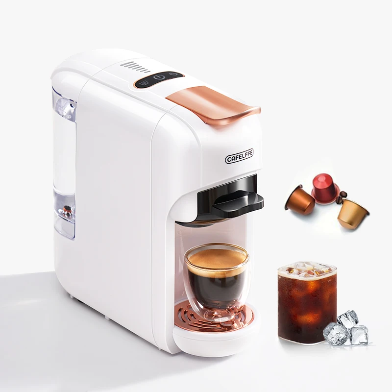 

Semi-Automatic 5 in 1 Coffee Maker Instant Single Cup Multi Coffee Machine for Home