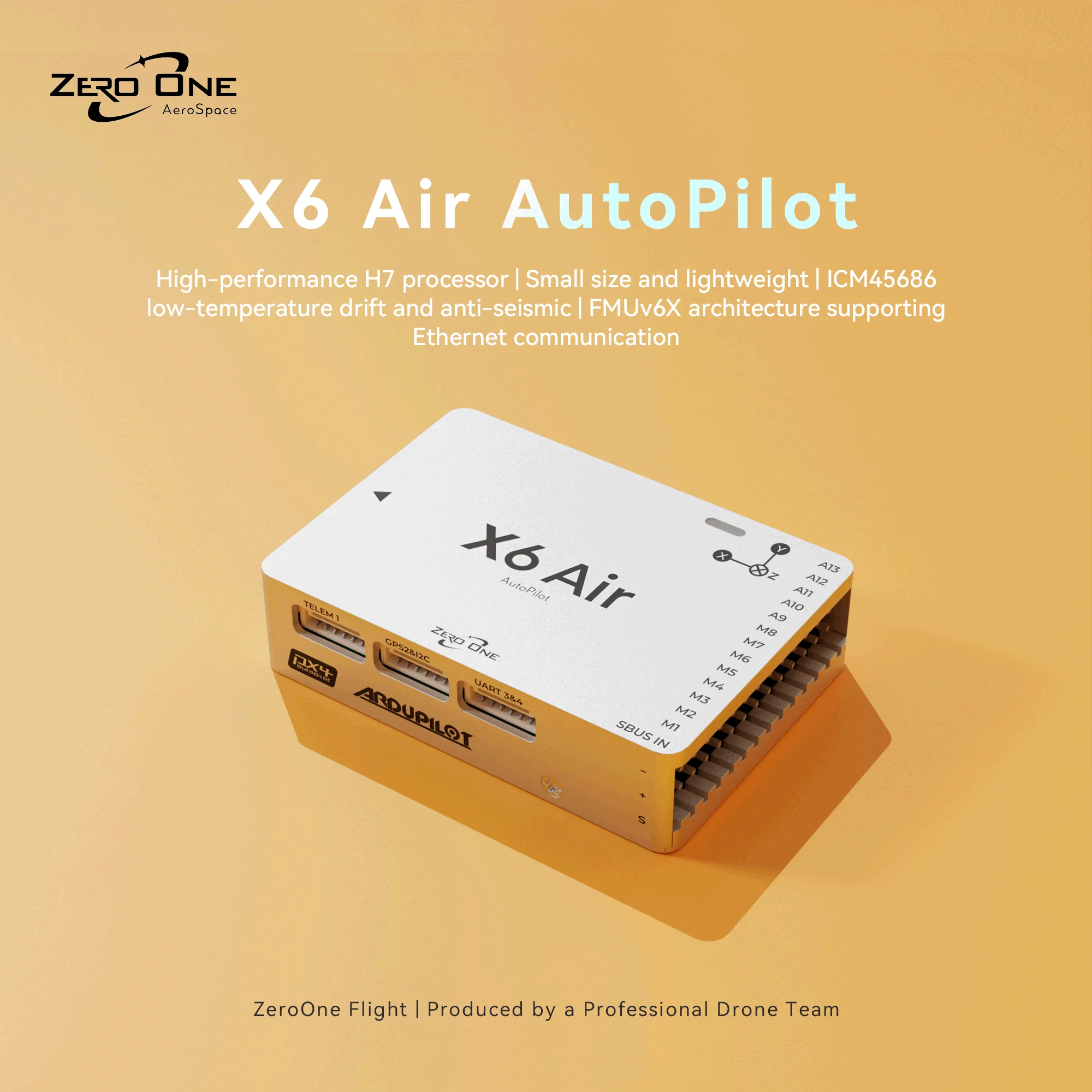 

Zeroone Air Series || Integrated Uav Control System For Multirotor, Vtol, Plane & Helicopter, Px4/ardupilot Compatible