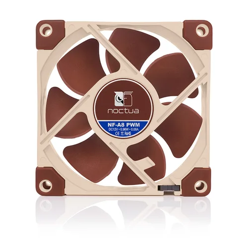 Imagen 2 del producto Noctua NF-A8 80mm 12v/5v ventilador de refrigeración de ordenador 3 pines/4 pines PWM ventiladores de radiador silenciosos para caja de PC refrigeración ventilador enfriador de CPU reemplazar