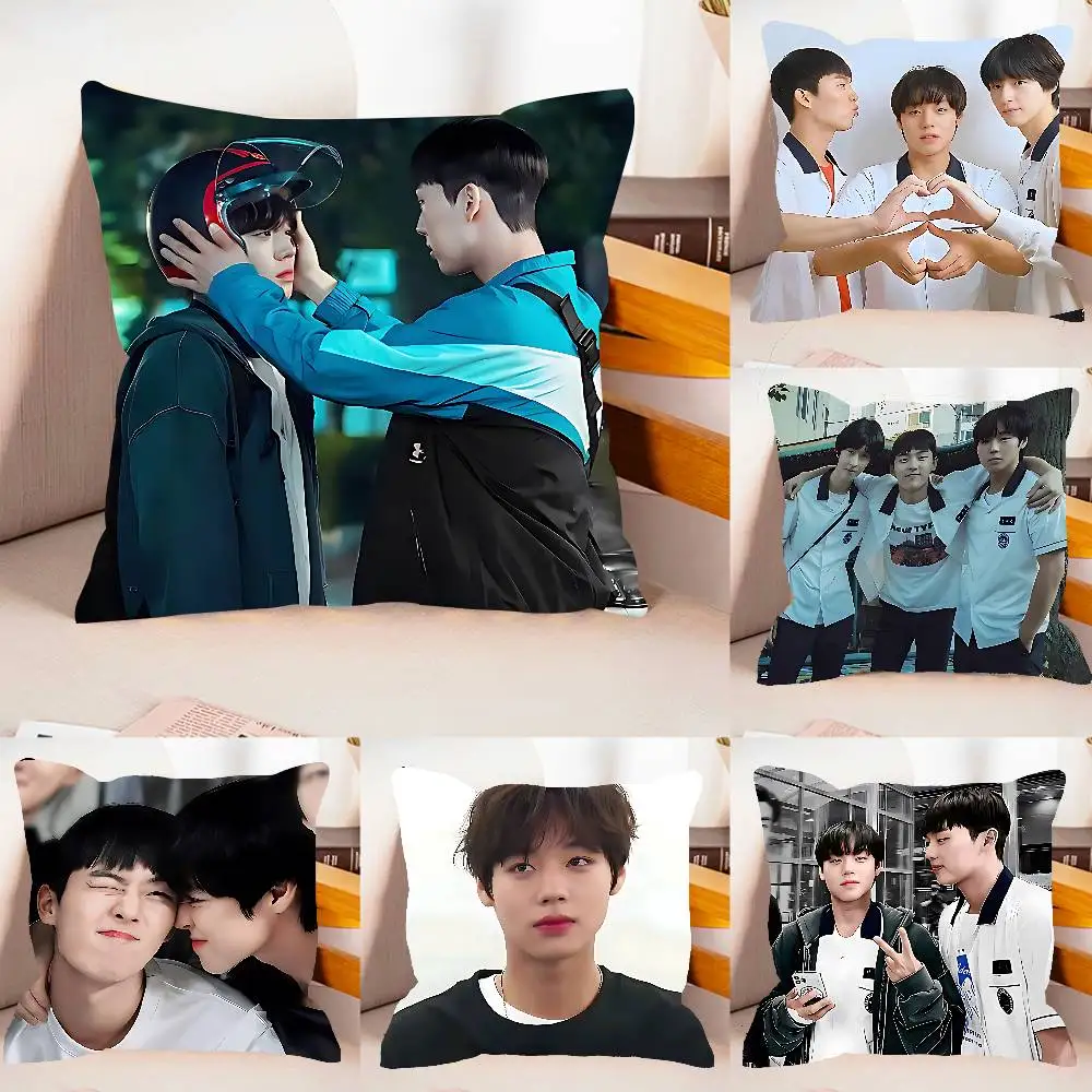 Weak Heros Class 1 Case Plush Fabric Soft Pillowcase Double Sided Print Cushion Cover Household Gifts